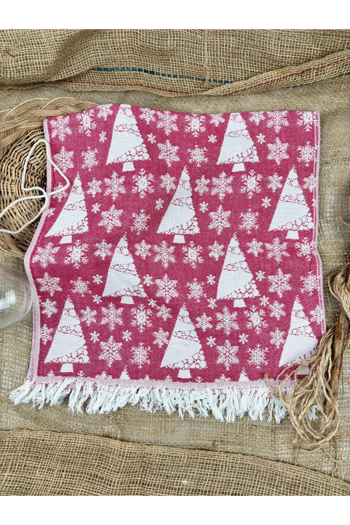 Buldan Concept Tea towel xmass peşkir - Kırmızı 45*80