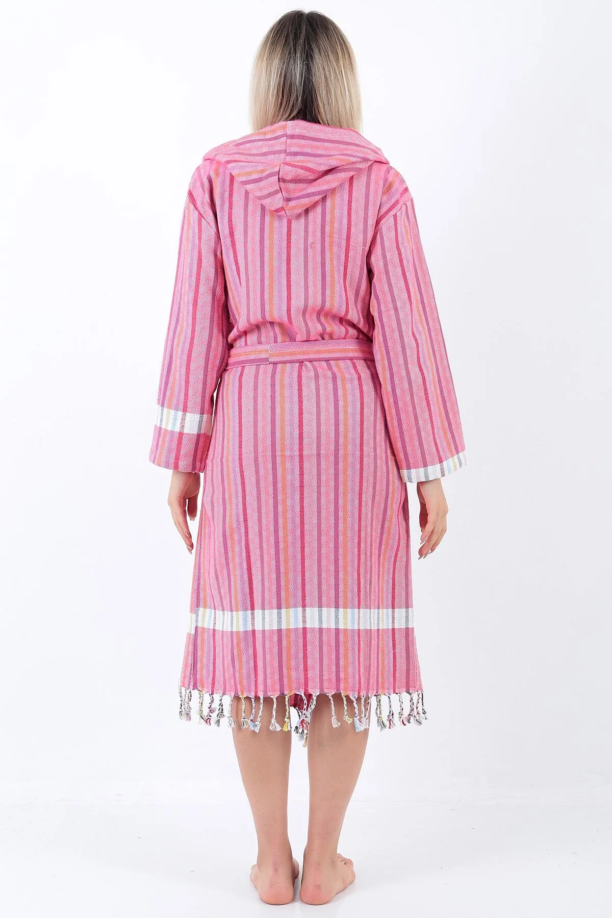 Buldan Concept Sunaz Peştemal Bornoz Pembe görsel 4