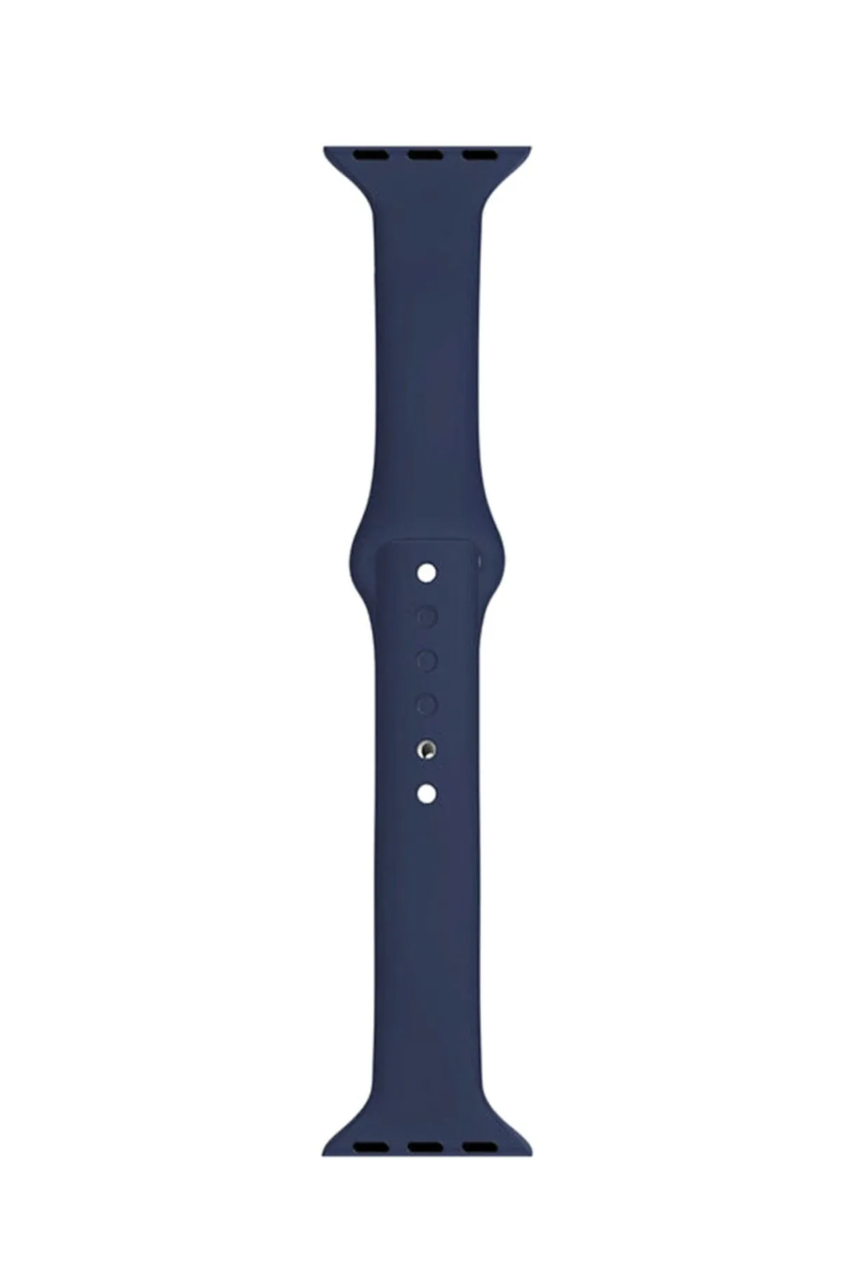 MarkaCase Apple Watch Seri 1 2 3 Için 42 Mm Slim Silikon Kordon Lacivert