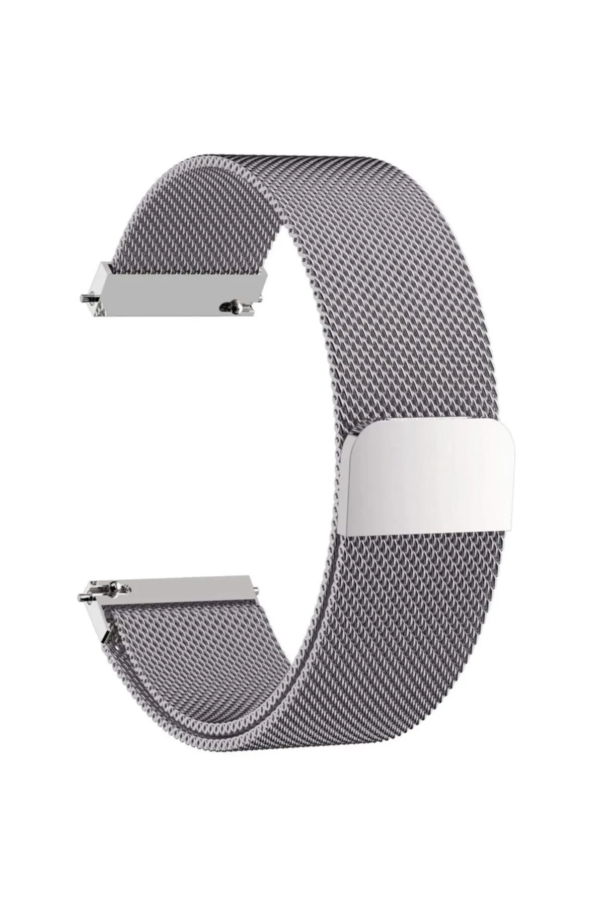 MarkaCase Fossil Watch Gen 6 Için Metal Milanese Kordon Gümüş