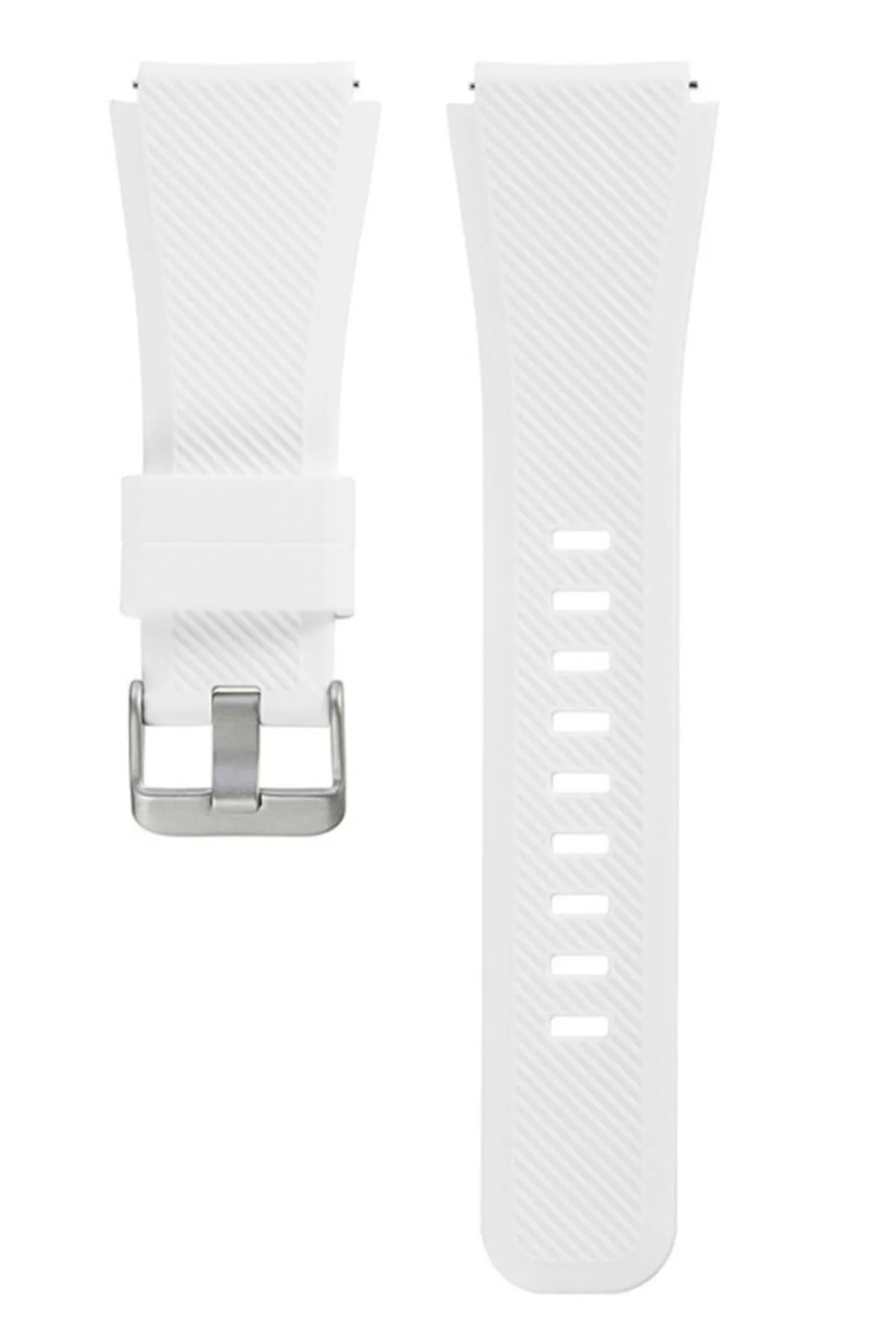 MarkaCase Fossil Watch Gen 6 İçin Uyumlu Silikon Kordon Beyaz