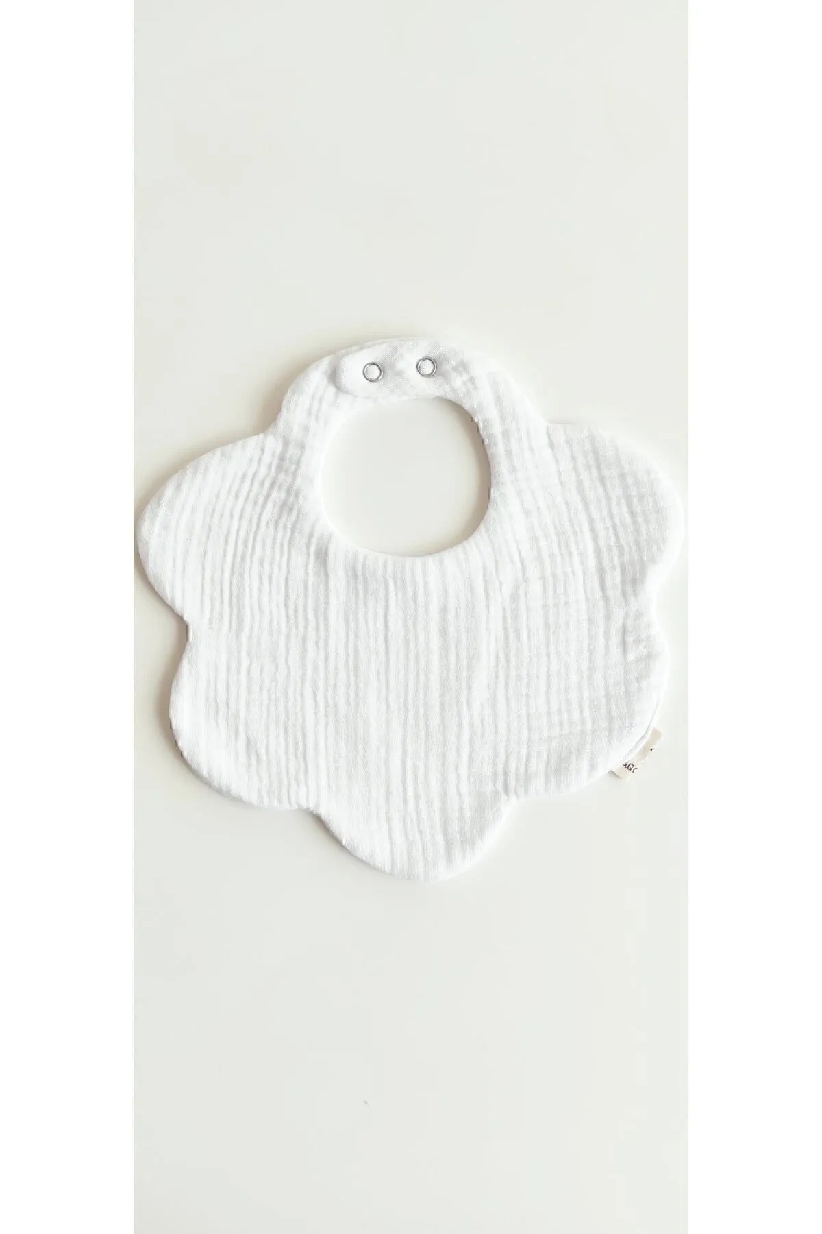 O&G Collection 4'lü %100 Pamuklu Organik Soft Renk 8 Katlı Müslin Bebek Önlük / Salya Önlüğü / Nikel Free Çıtçıt görsel 5