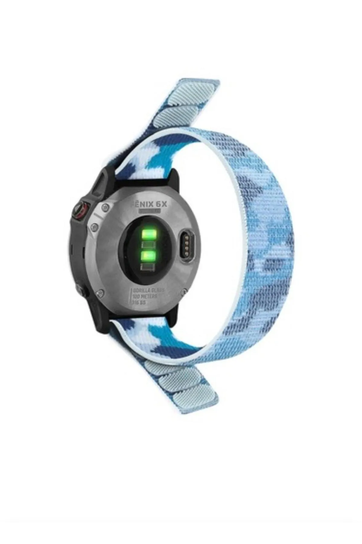 MarkaCase Garmin Fenix 5x-5xplus Sapphire Kumaş Kordon (26MM) görsel 2