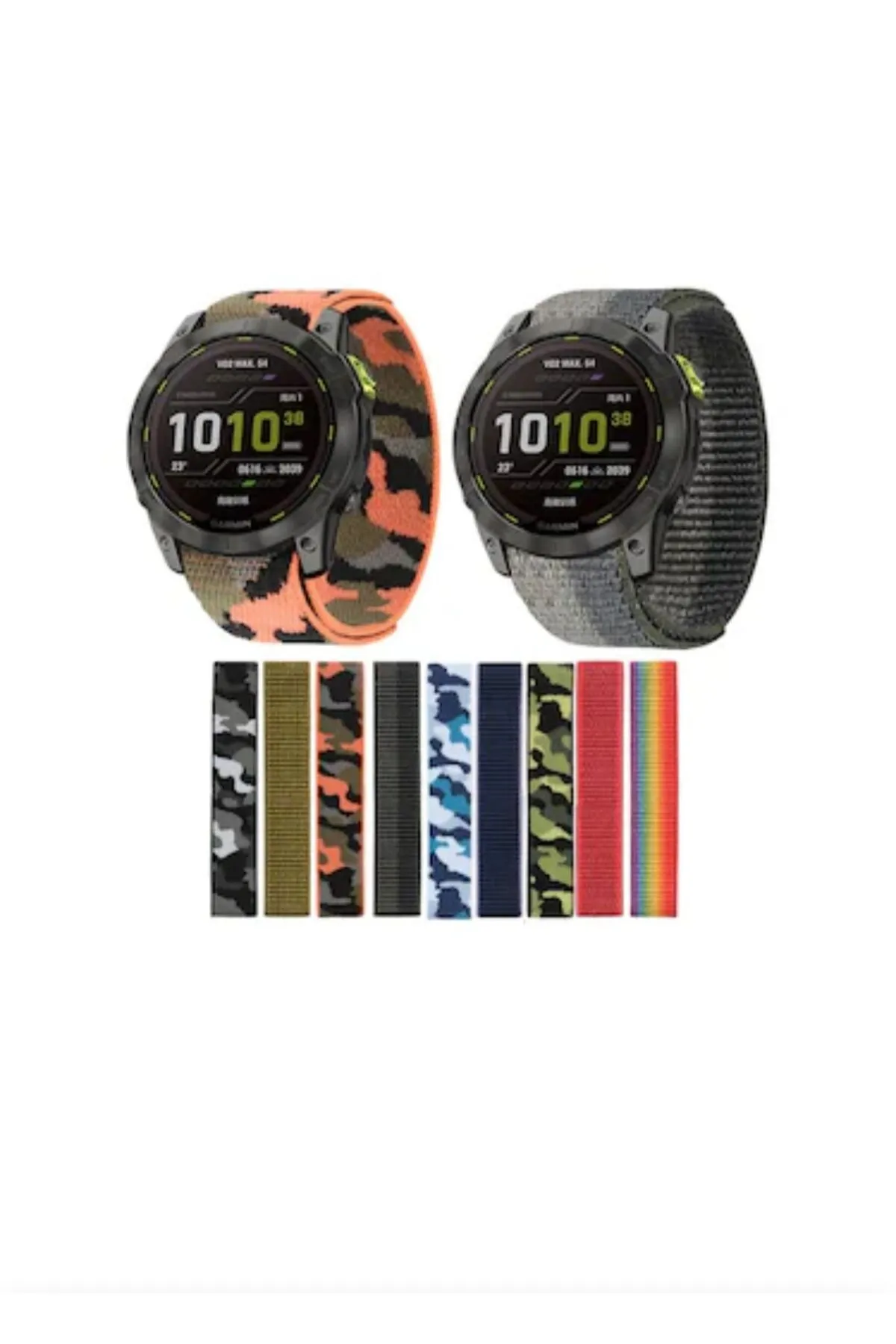 MarkaCase Garmin Fenix 7x-7x Pro-Plus Kumaş Kordon (26MM) görsel 3