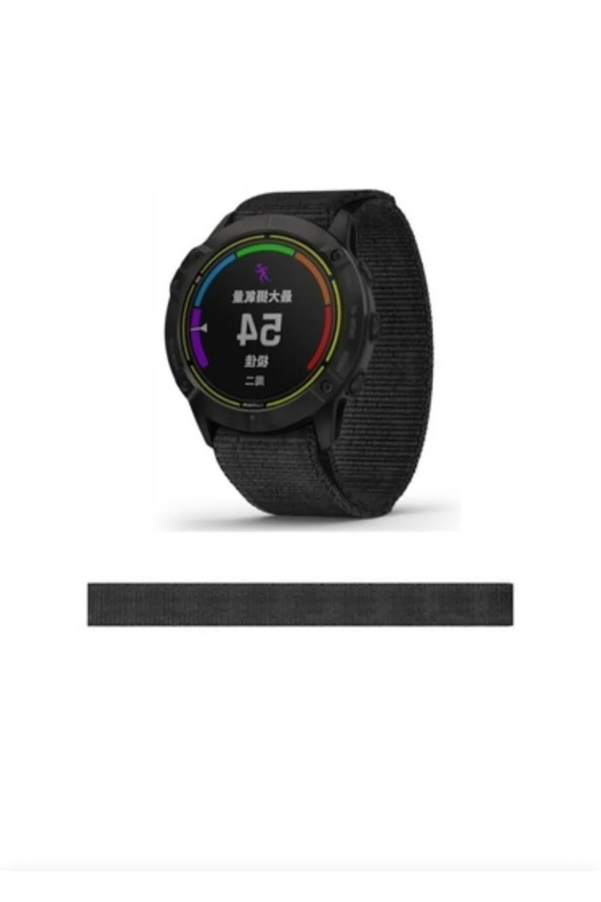 MarkaCase Garmin Fenix 7x-7x Pro-Plus Kumaş Kordon (26MM) görsel 3