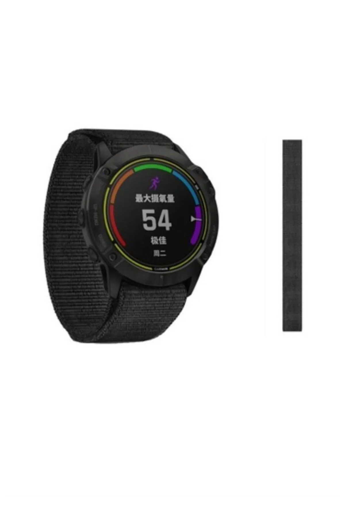 MarkaCase Garmin Fenix 7x-7x Pro-Plus Kumaş Kordon (26MM) görsel 4