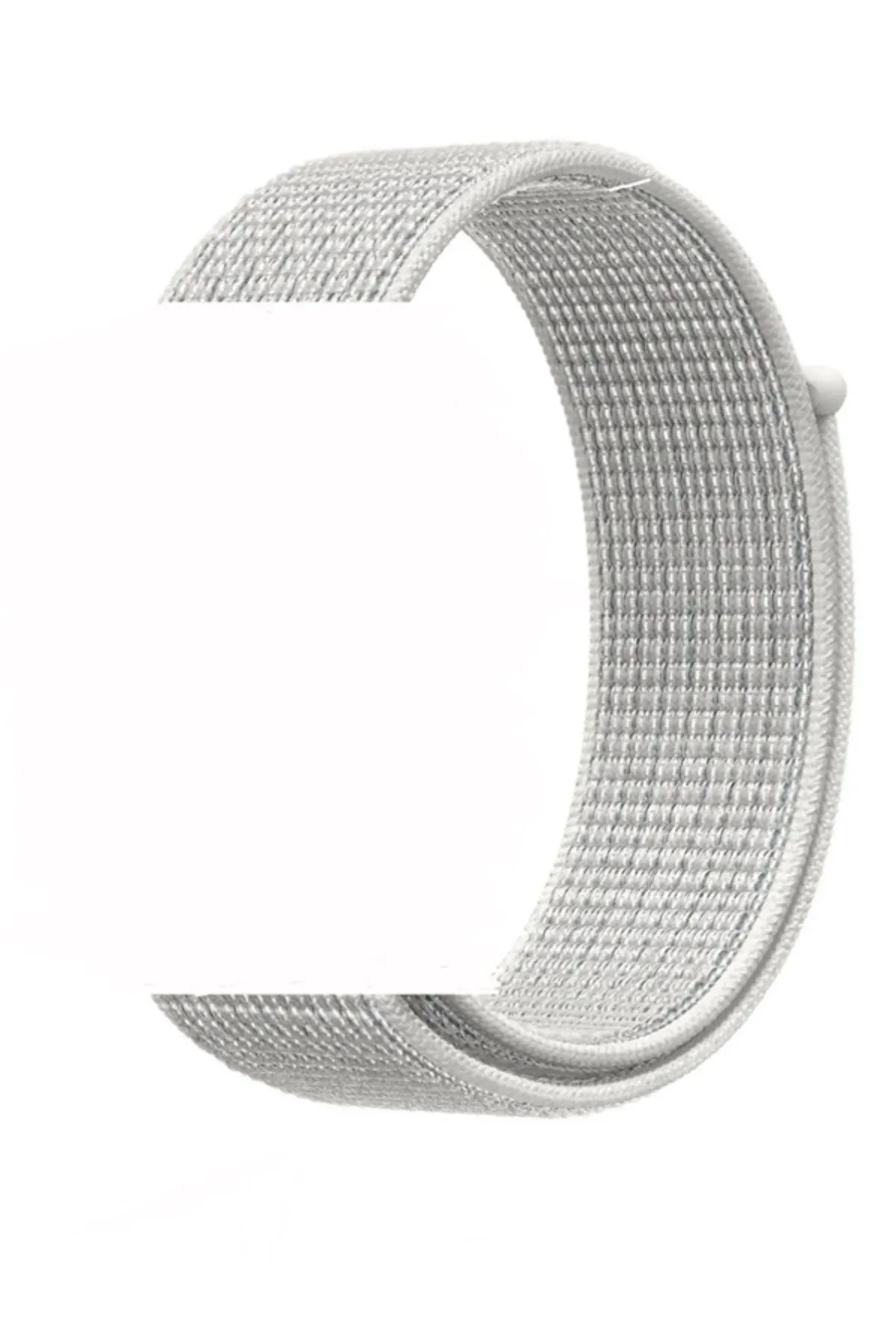 MarkaCase Fitbit Charge 5 İçin Dokuma Kordon - Çizgili Beyaz