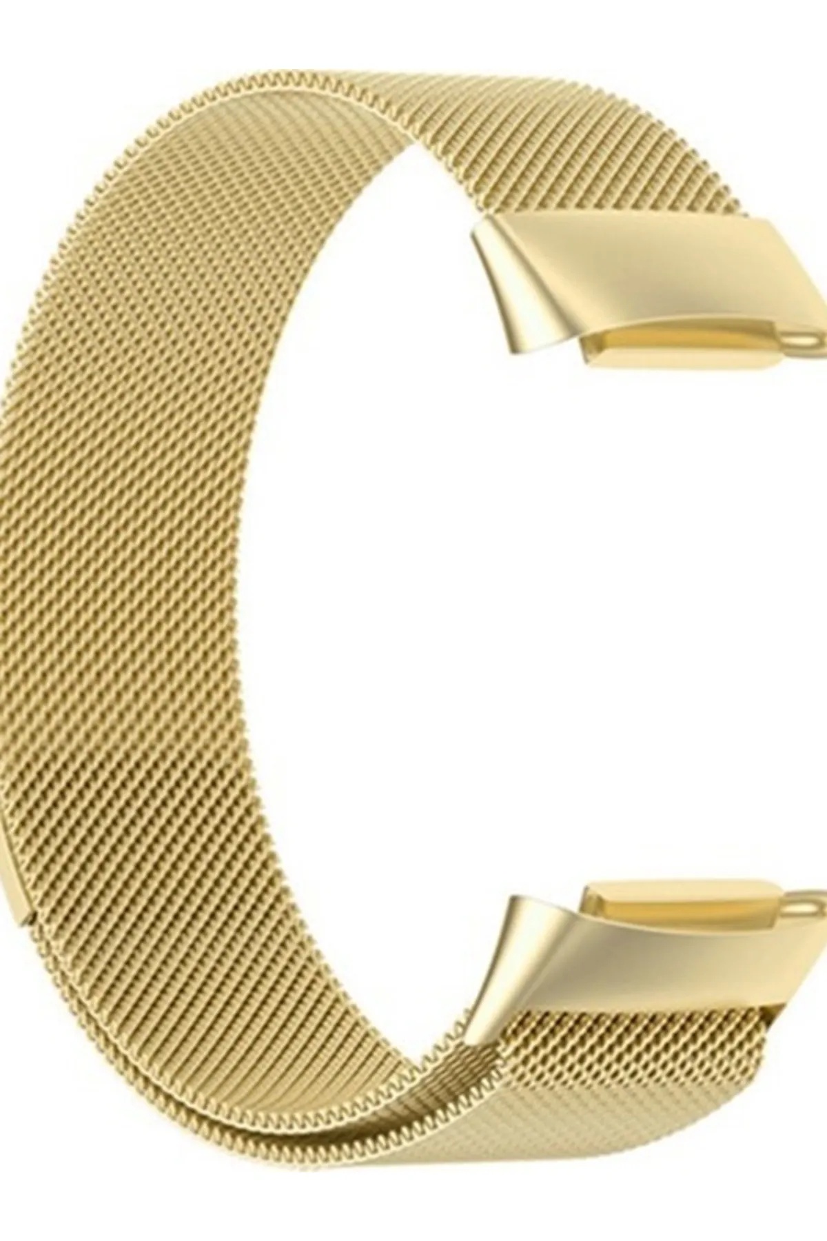 MarkaCase Fitbit Charge 6 Için Manyetik Metal Saat Kordonu - Gold görsel 2