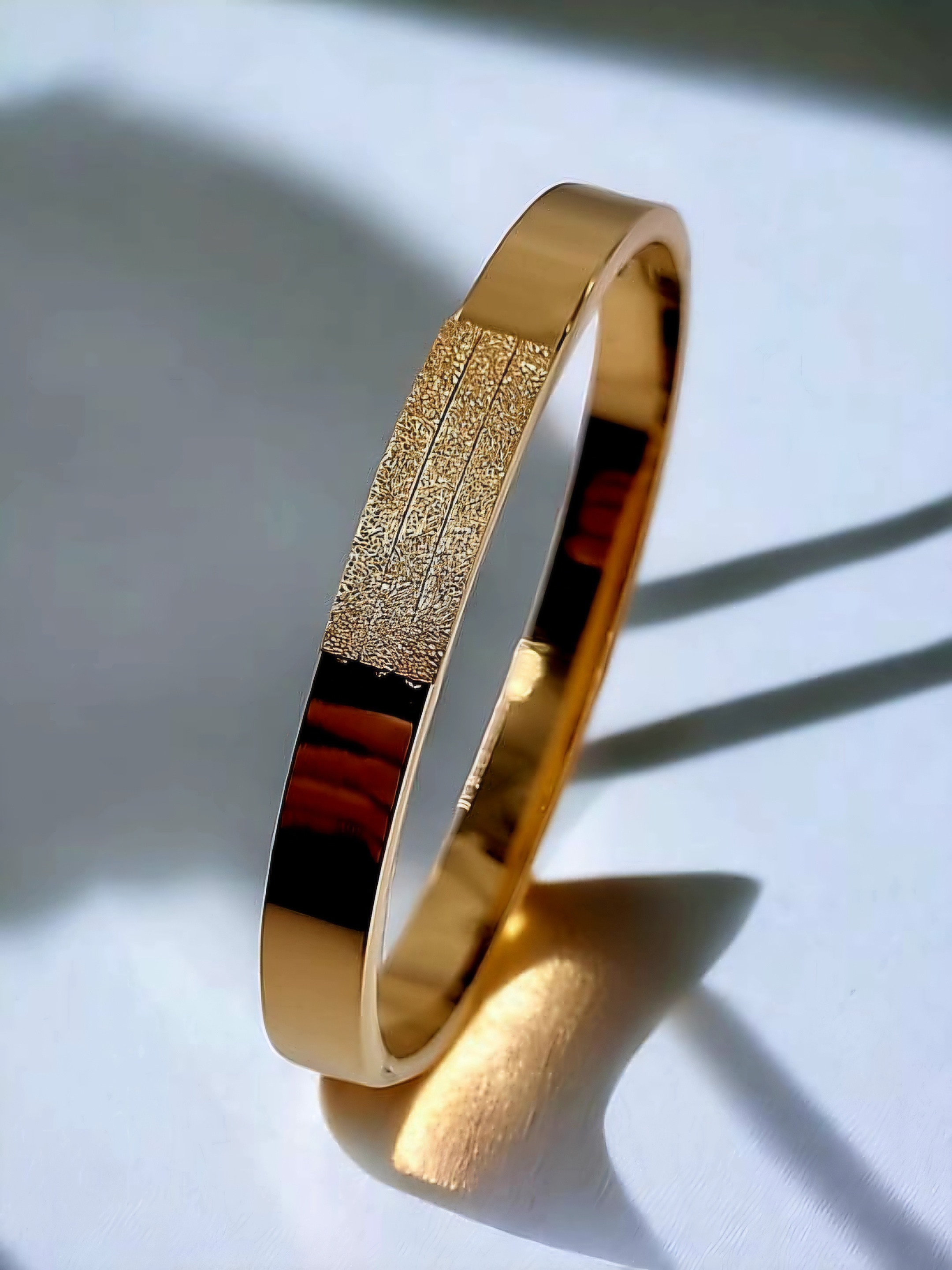 316L çelik gold simli kelepçe