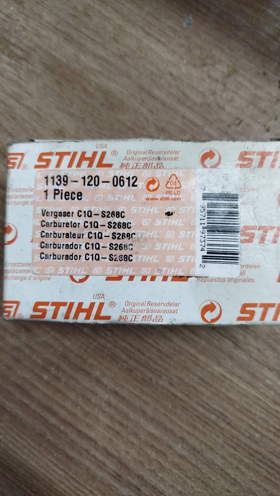 STHILL KARBRATÖR  ORJINAL    MS 171 MS 181 MS 211