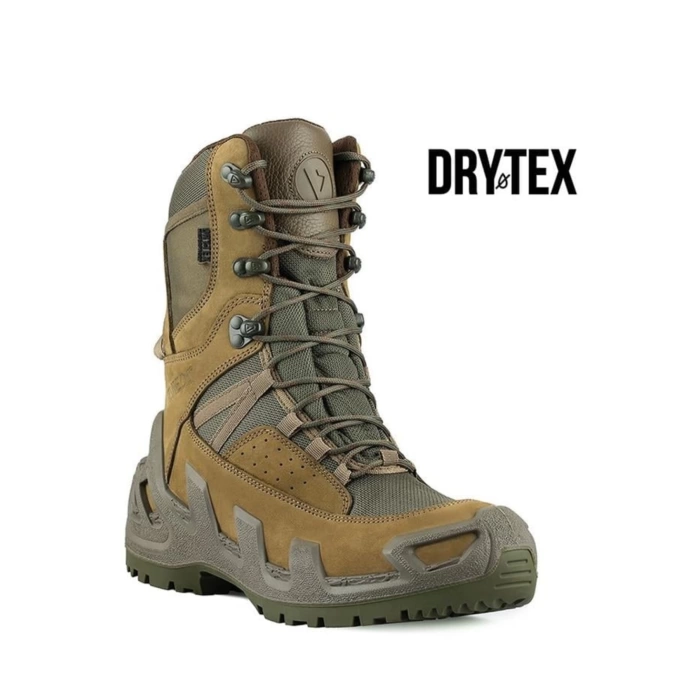 vaneda 1191 pro mid on duty dry tex su gecirmez haki renkli nubuk askeri outdoor bot