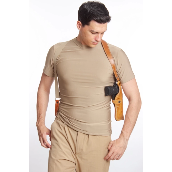 Sag El Hardal Renkli Hakiki Deri ozel uretim Tekli Koltukalti Kaliteli Airsoft Silah Kilifi