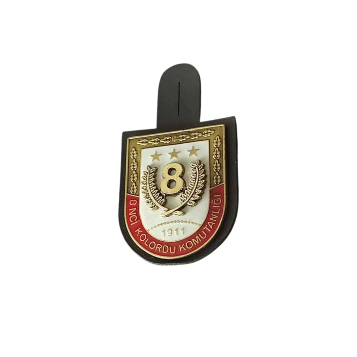 8 nci Kolordu komutanligi 1911 1 nolu harici metal gogus brovesi