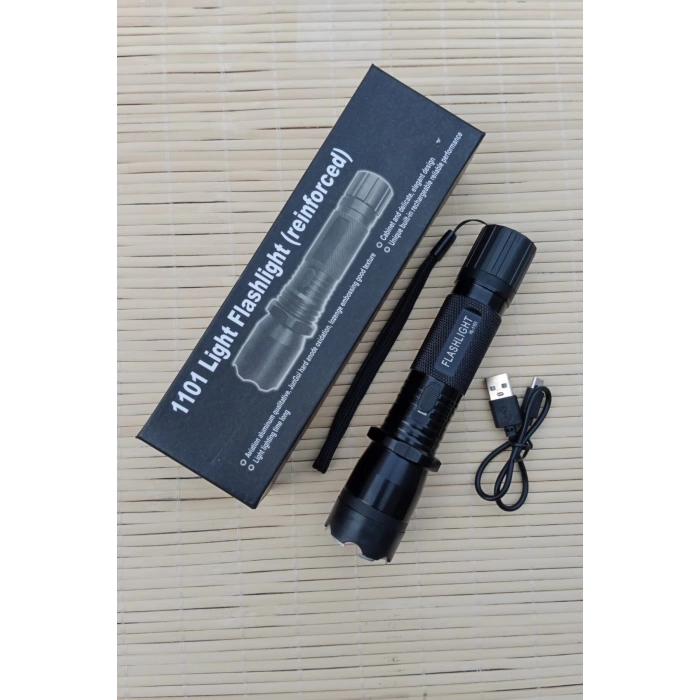 sarjli elektrosoklu 220v el feneri hl 1101 light flashlight plus sok cihazi