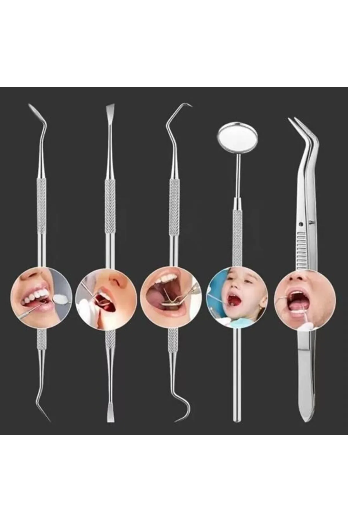 6 Parça Kutulu Ağız Bakımı Diş Bakım Seti Ağız Hijyen Takımı görsel 3
