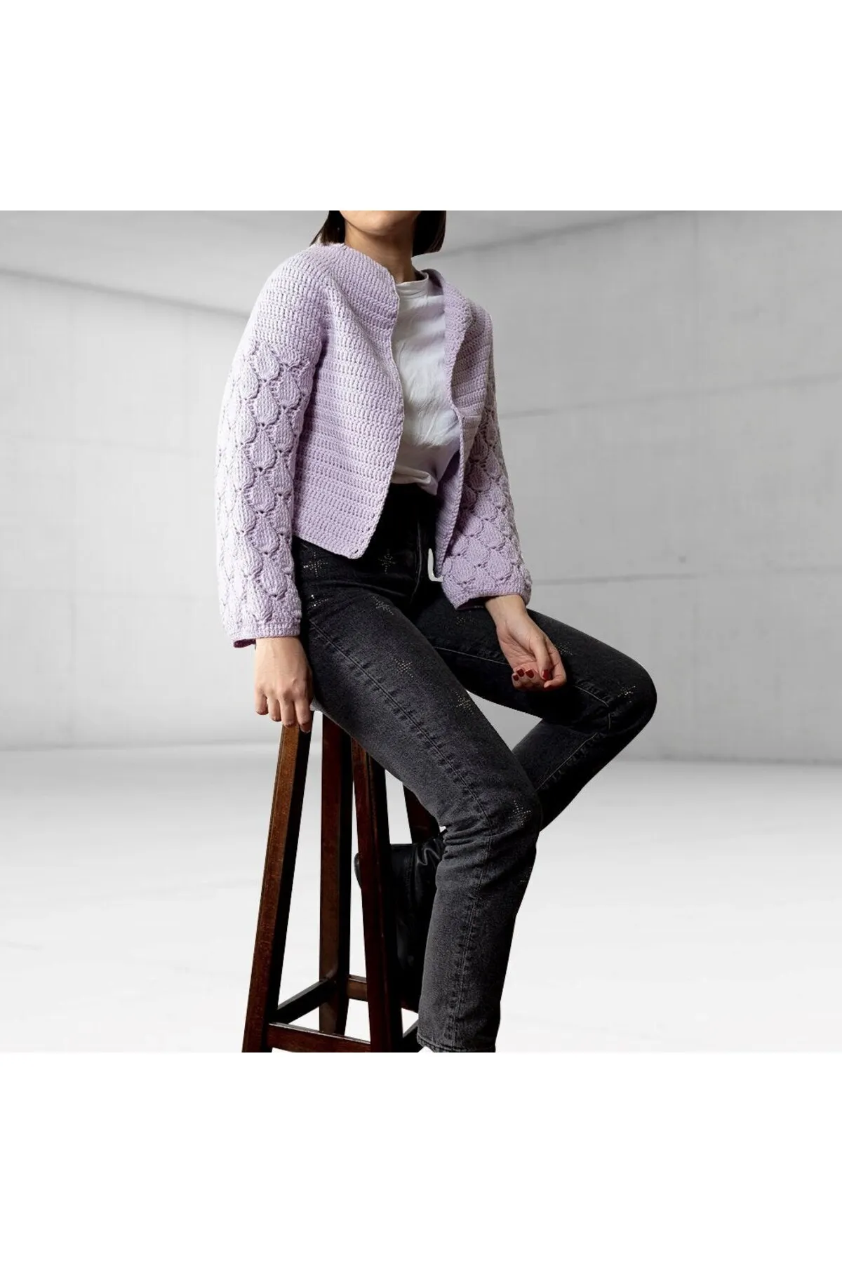La Mia Merino Gri El Örgü İpi - L031 - 33781