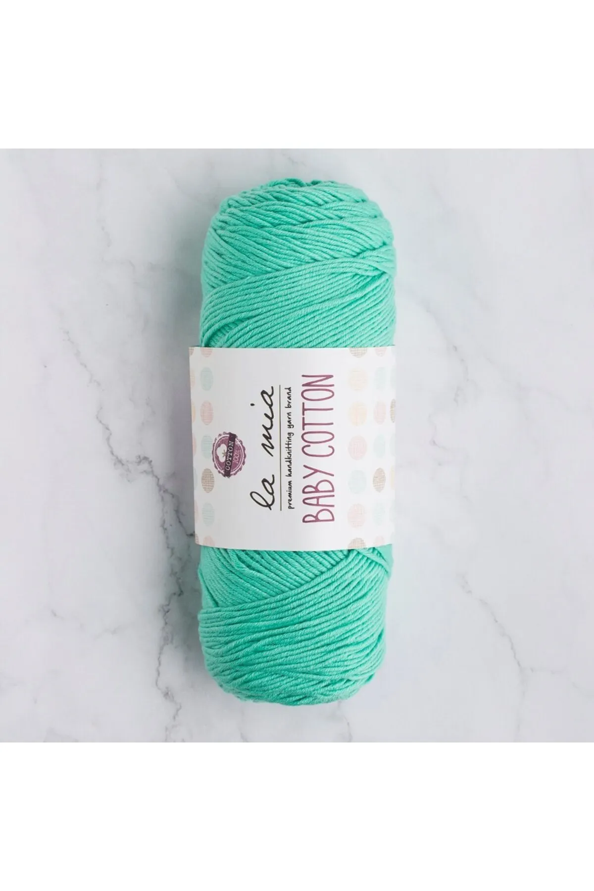 La Mia Baby Cotton Su Yeşili El Örgü İpi - L027 - 33649