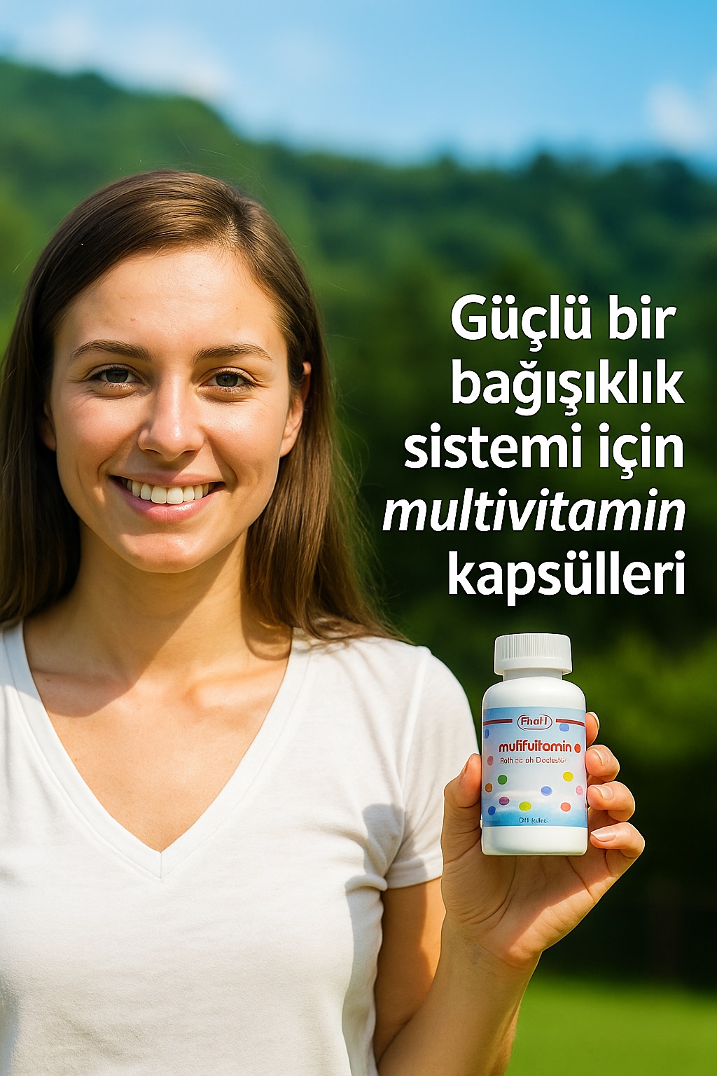 Multivitamin ve Mineral İçerikli Kapsül, 60 Adet, Günlük Destek Takviyesi görsel 3