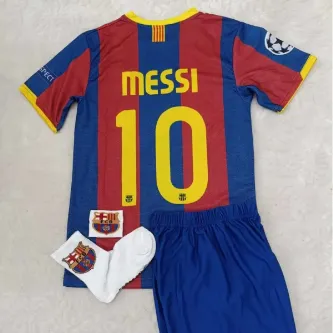SPORMAN 2011 Şampiyonlar Ligi Finali Messi Çocuk Forması 4'lü Set 2640