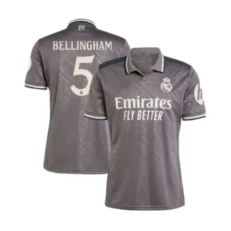 Pele Sport J.u.d.e Bellingham 2024/25 Yeni Sezon Alternatif Forması (Gri) 2640