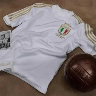 Pele Sport Italya 125.yıl Özel Milli Takım Forması 2023/24 Yeni Sezon Futbol Forması White