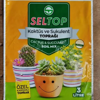 MY-NİL Seltop Kaktüs Ve Sukulent Toprağı 3 Litre