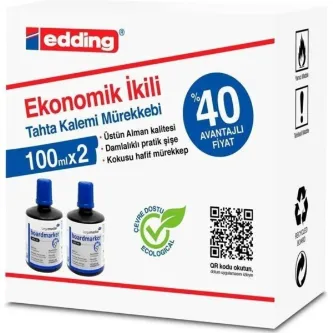 Reyonon Tahta Kalemi Mürekkebi Mavi 100 ml 2 Li Lm1199k203