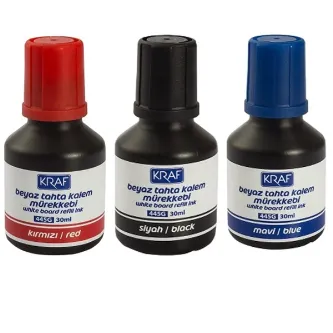 Reyonon Beyaz Tahta Kalem Mürekkebi 3 Lü Set Siyah/kırmızı/mavi 30 ml Tx