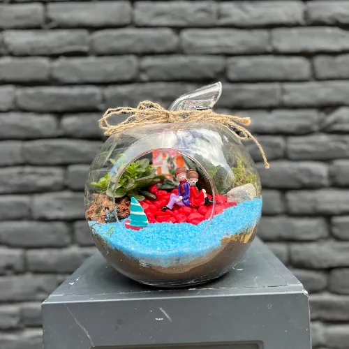 Derin Flowers Sevgililer Günü Teraryum