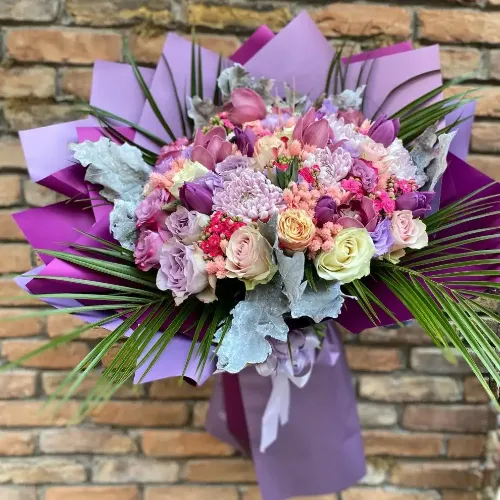 Derin Flowers XL Tasarım Çiçek Buketi