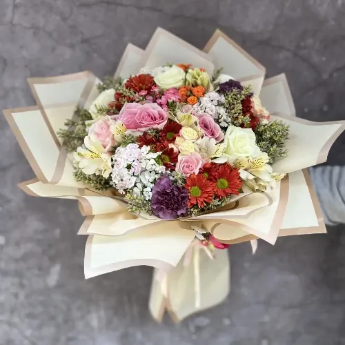 Derin Flowers Rengarenk Kır Çiçekleri