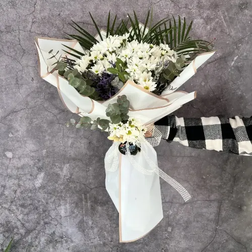 Derin Flowers İzmir Çiçek Papatya Buketi