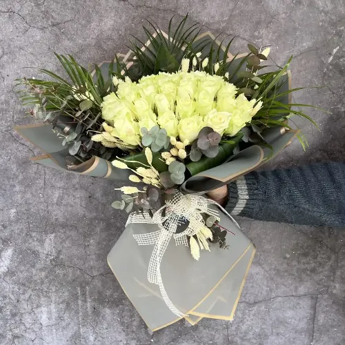 Derin Flowers 41 Lux White Roses