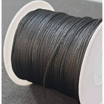 SavBrand Paraşüt Ipi-bileklik Kolye Ipi Siyah Renk 0.8 Mm 100 Mt