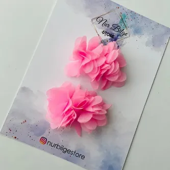 SavBrand Pembe Colourful Kız Çocuk Klipsli Özel Günler Doğum Günü 23 Nisan Bayram