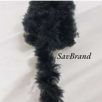 SavBrand Siyah Tilki Tüyü 1mt