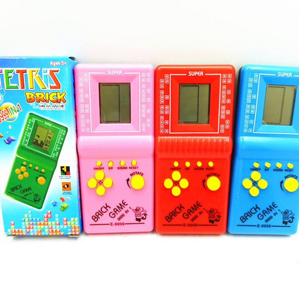 İRHANLAR Tetris Nostaljik Oyuncak Atari Pilli Tetris El Atarisi Unutulmayan Tetris Oyun Karışık Renk