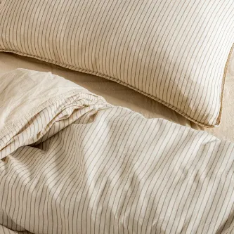 Befera Design Sienna %100 Pamuklu Çift Kişilik Yıkamalı İplik Boya Nevresim Takımı