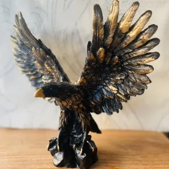 MYK HEDİYE VE SANAT ATÖLYESİ Kartal Heykeli Siyah