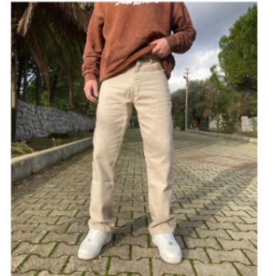 ORAY STORE Taş Rengi Baggy Pantolon