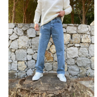 ORAY STORE Kar Yıkamalı Baggy Pantolon