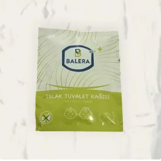 BALERA Islak Tuvalet Mendili 30 Adet Çocuklara Özel Hassasiyet **Tekli Özel Ambalaj**