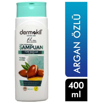 DERMOKİL Şampuan  Argan Özlü Tüm Saçlar 400ml