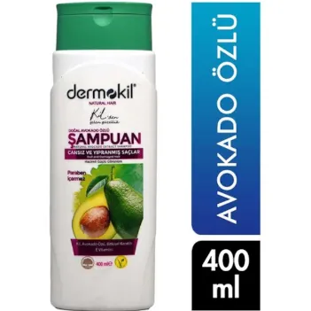 Dermokil Yıpranmış Saçlar İçin Avakado Özlü Şampuan 400 ml