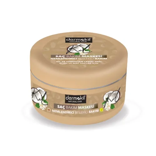 DERMOKIL NATURAL  Vegan Kil ve Hindistan Cevizi Doğal Saç Maskesi 300 ml
