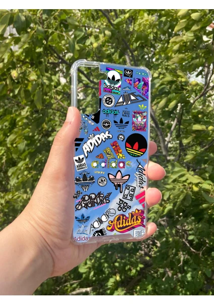 Exporanto Samsung S21 Plus Uyumlu Aynalı Renkli Desenli Darbe Kamera Korumalı Silikon Telefon Kılıfı görsel 2