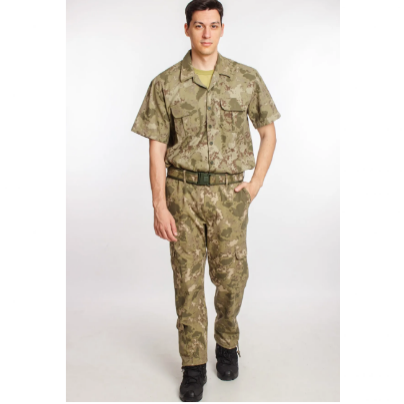 Kara Kuvvetleri Yeni Kamuflaj Renkli Kargo Cepli Taktik Pantolon Kisa Kollu Taktik Gomlek Alt ust Takim Short Sleeve Camouflage