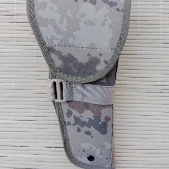 İzmir Askeri Malzeme Sağ El Jandarma Kamuflaj Renkli Cırtlı Kapaklı Airsoft Sallamalı Palaskaya Kemere Geçirmeli impertex Silah Kılıfı