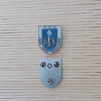 İzmir Askeri Malzeme Hava Eğitim 1 Nolu Harici Metal Göğüs Brovesi Rozeti