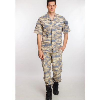 Hava Kuvvetleri Yeni kamuflaj Renkli Kisa Kollu Taktik Gomlek Kargo Cepli Taktik Pantolon Short Sleeve Camouflage